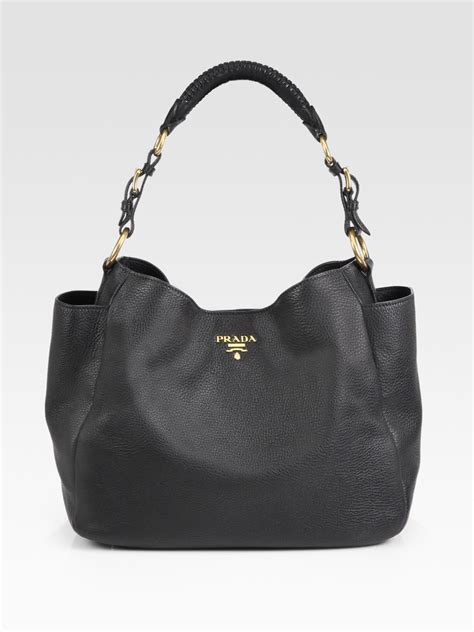 prada small daino leather shoulder bag|Prada vitello daino.